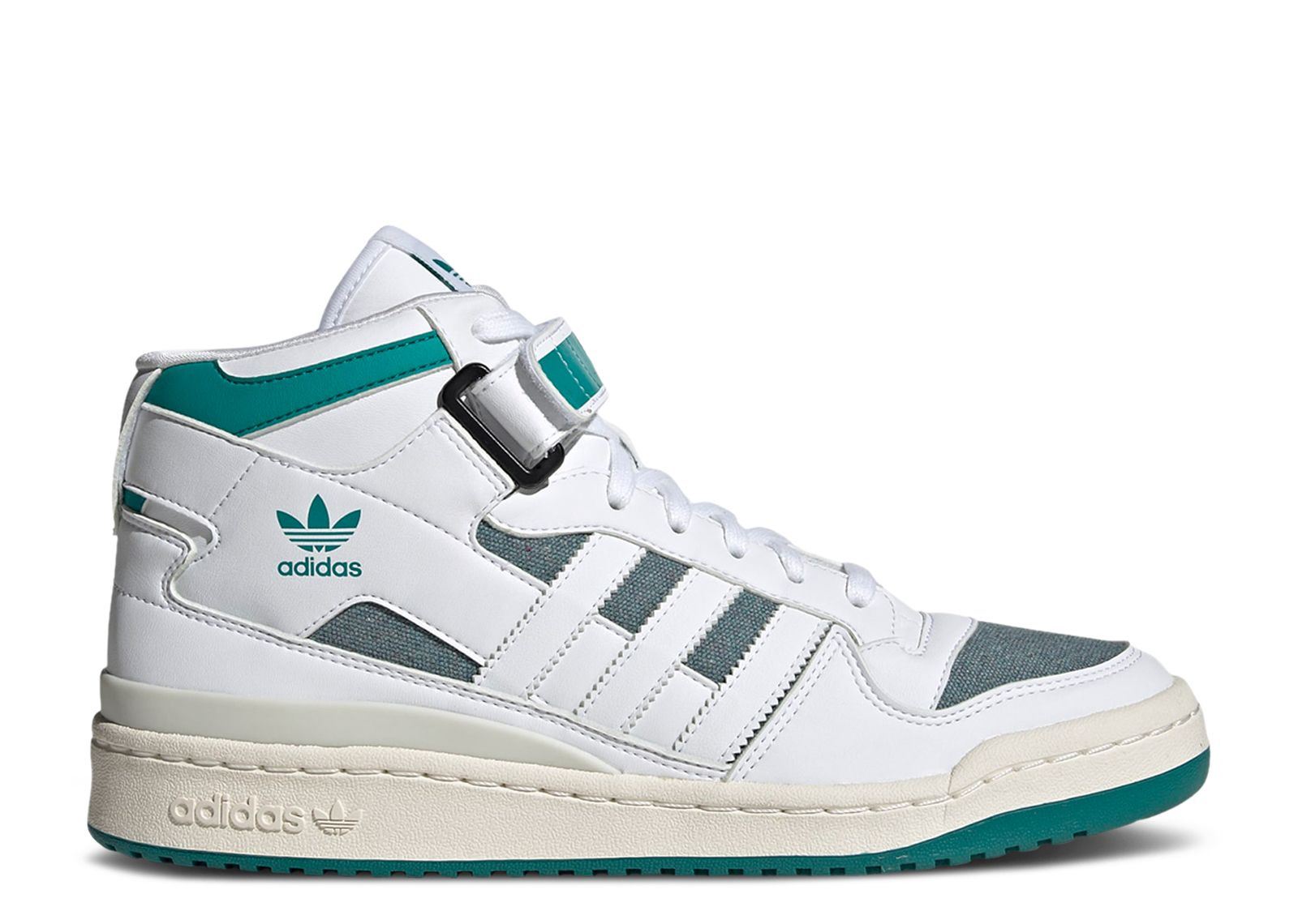FORUM MID 'WHITE EQUIPMENT GREEN' - 1