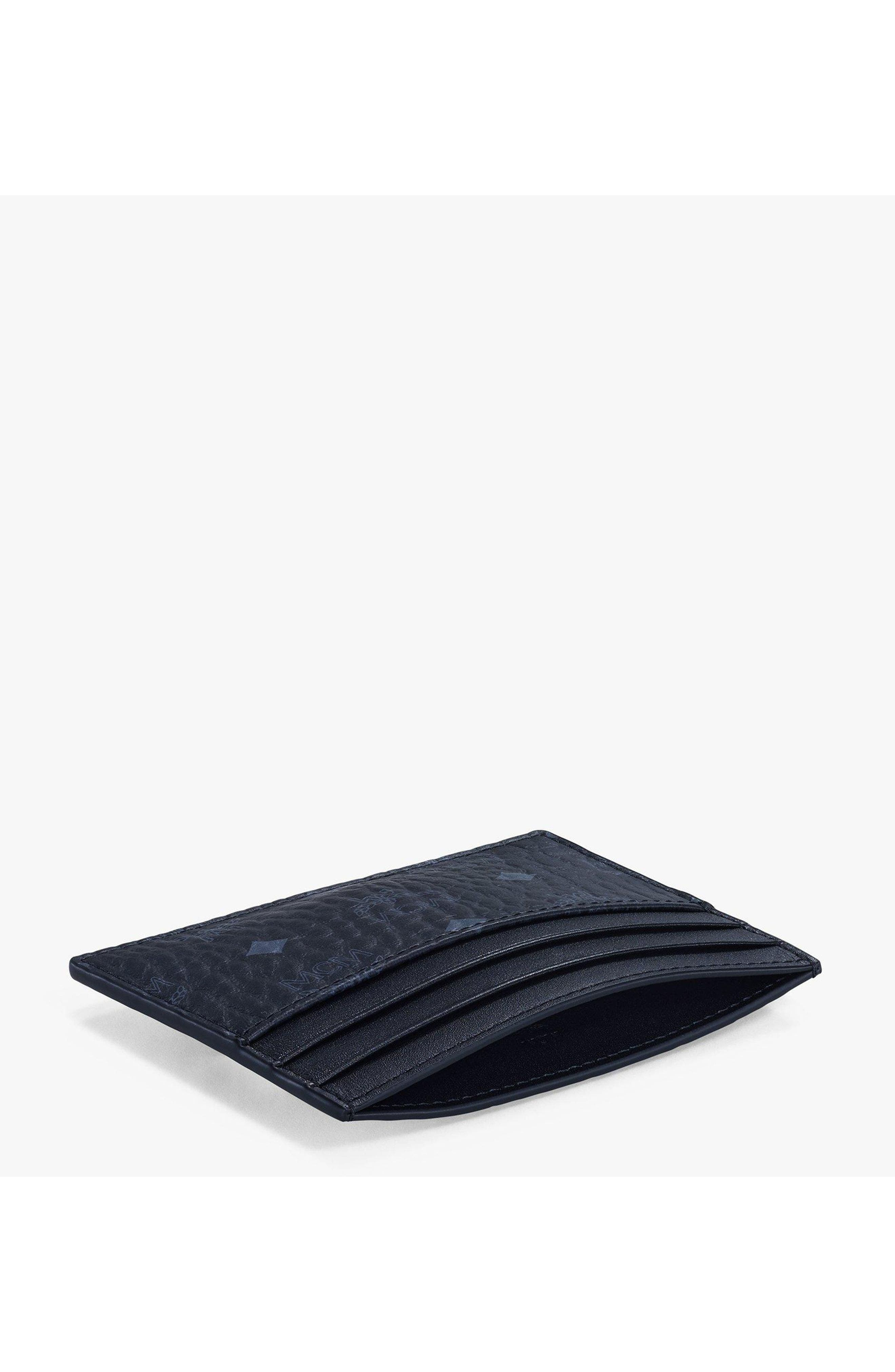 MCM Money Clip Card Case in Visetos Original in Black at Nordstrom - 3