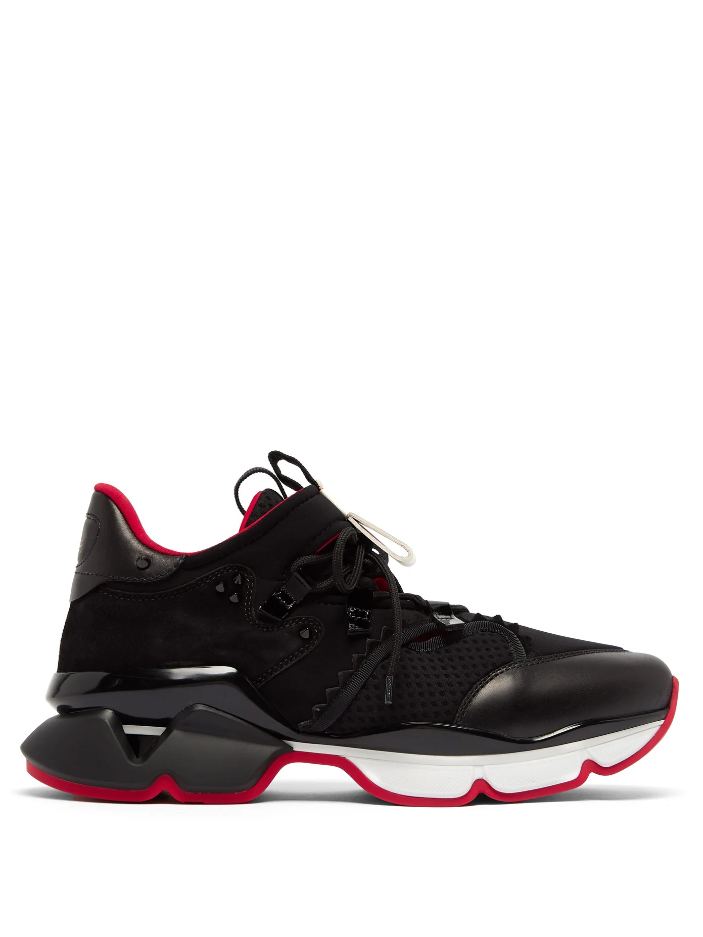 Red Runner neoprene trainers - 1