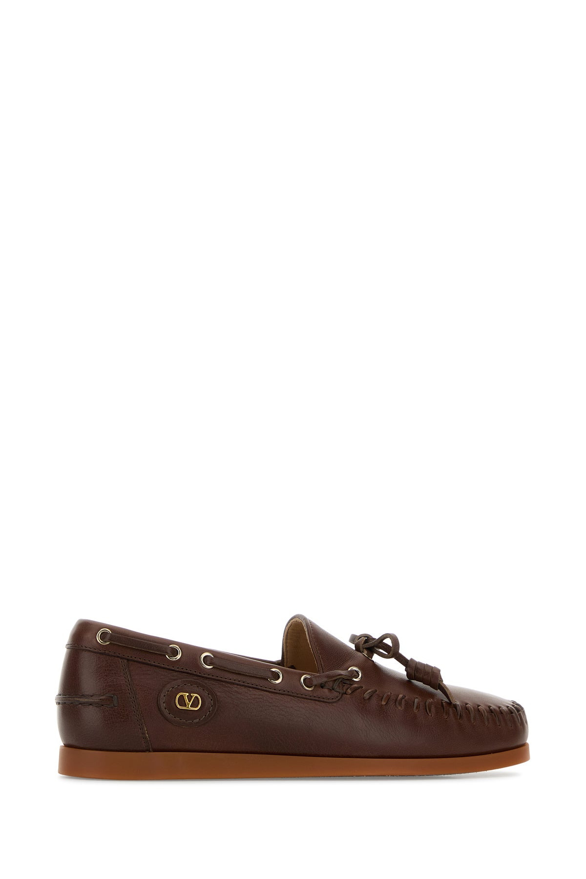 Brown leather Palm Avenue loafers - 3