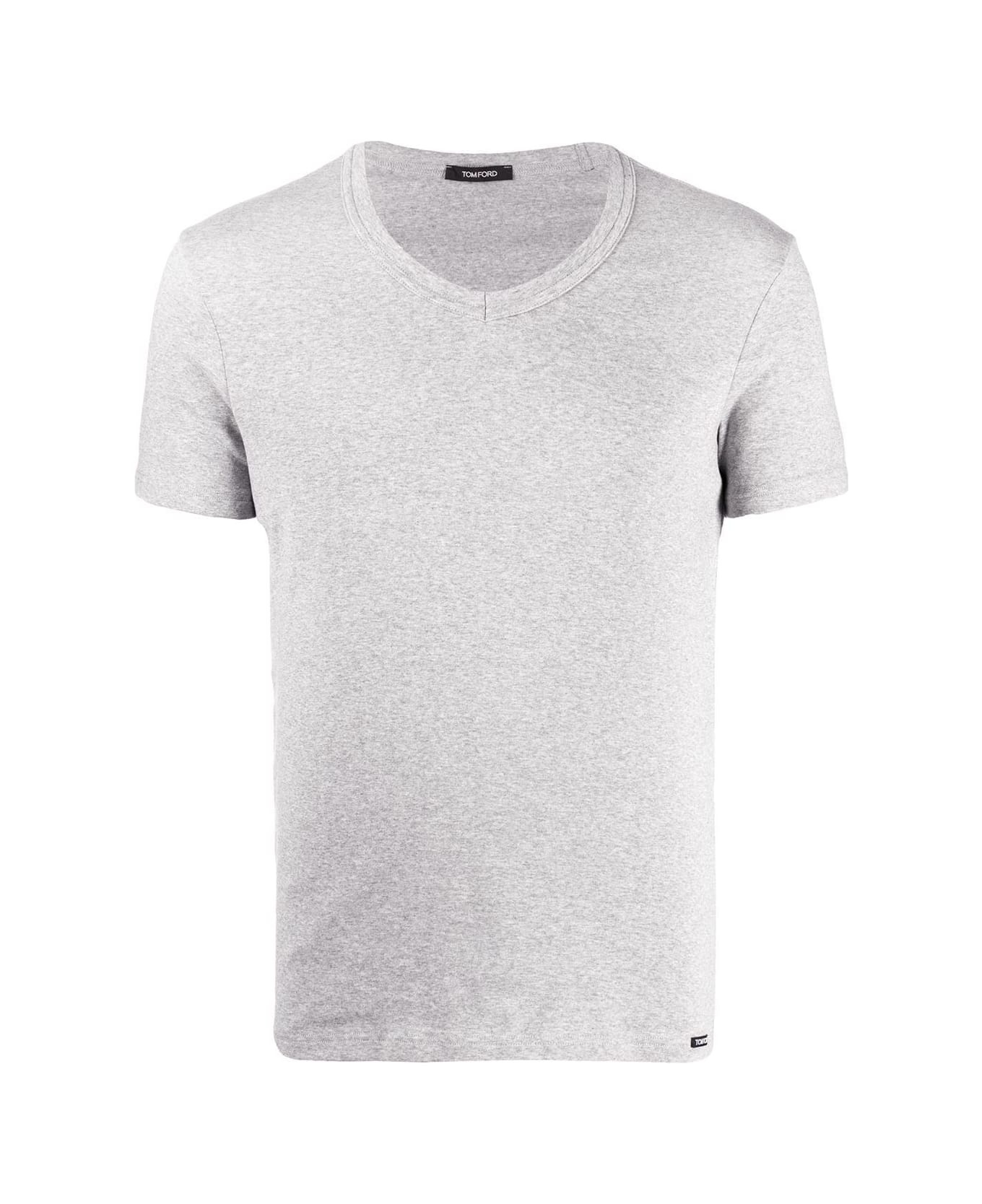 Man's Cotton V-neck T-shirt - 1