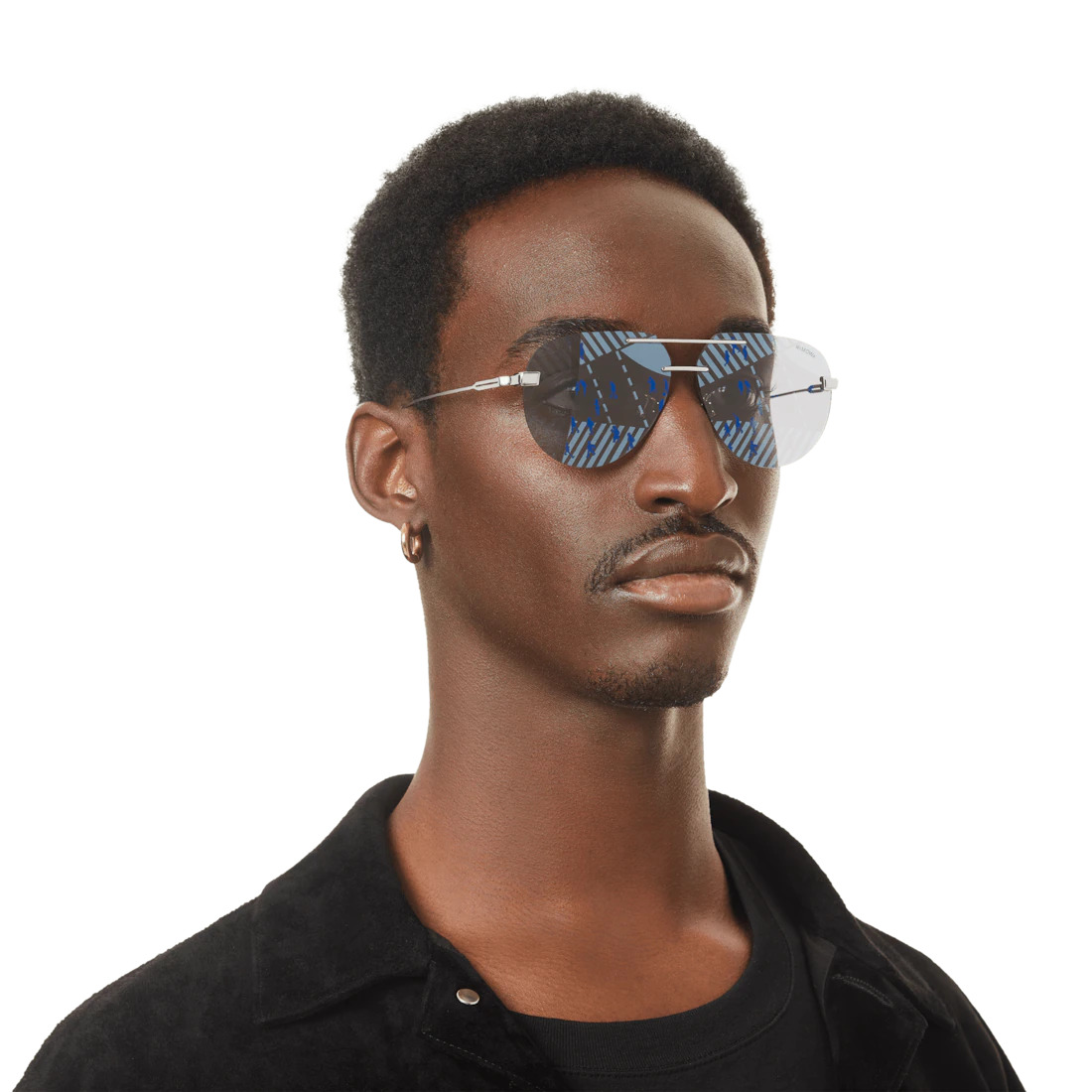 Eyewear Pilot Rimless Sunglasses - 2