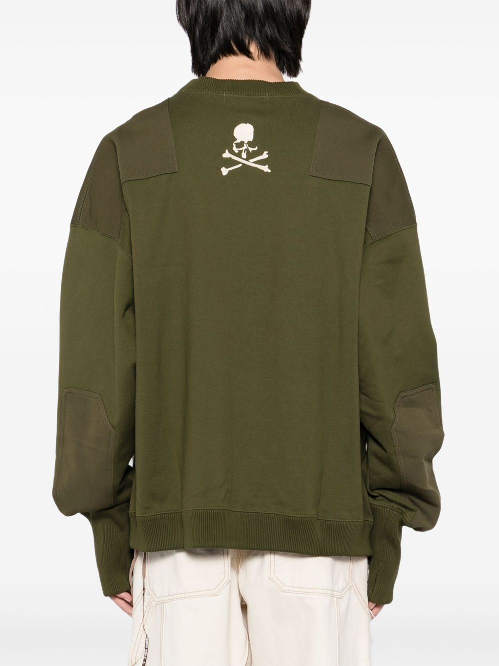 logo-embroidered sweatshirt - 4