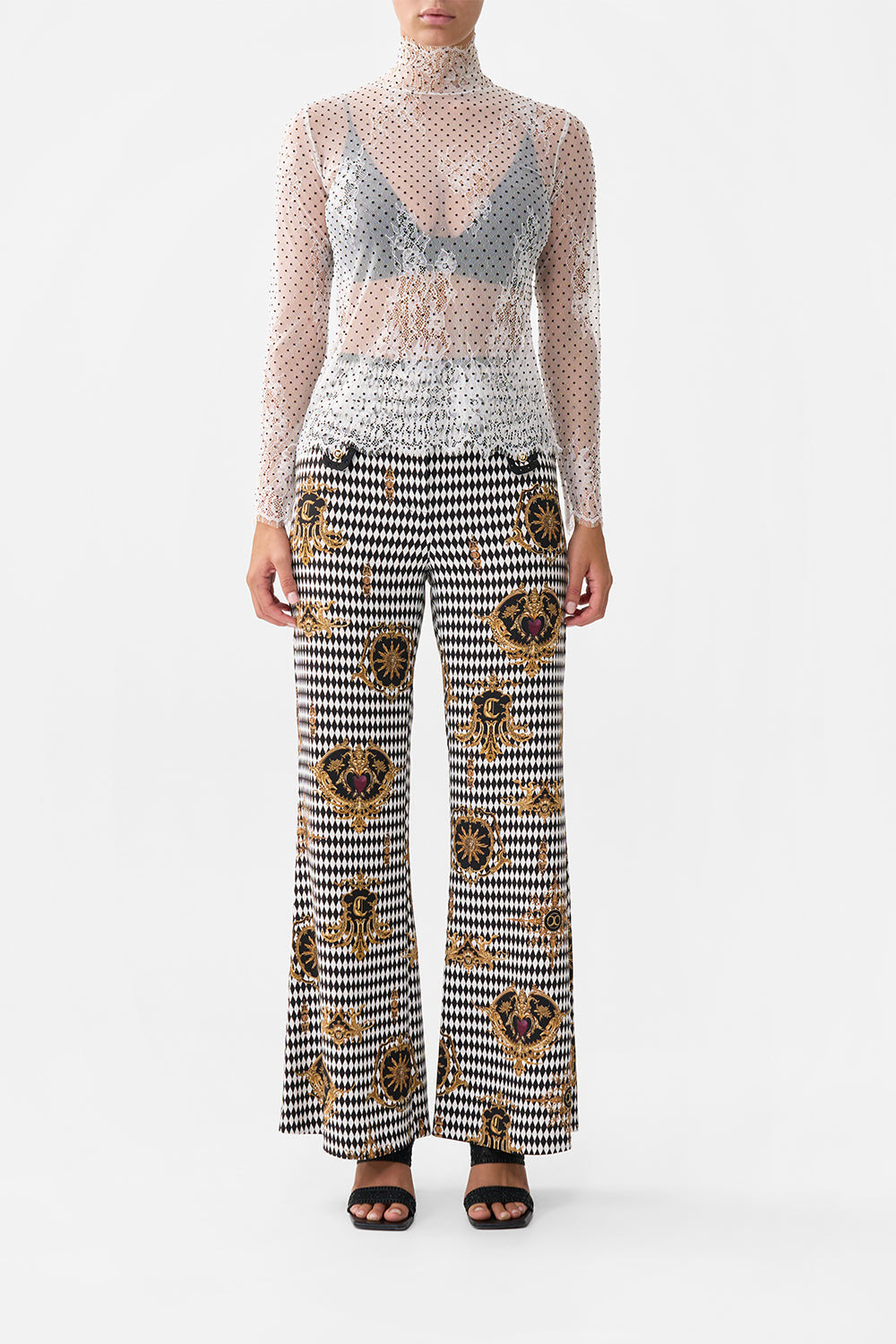 FLARED PANT WITH POCKETS - 6