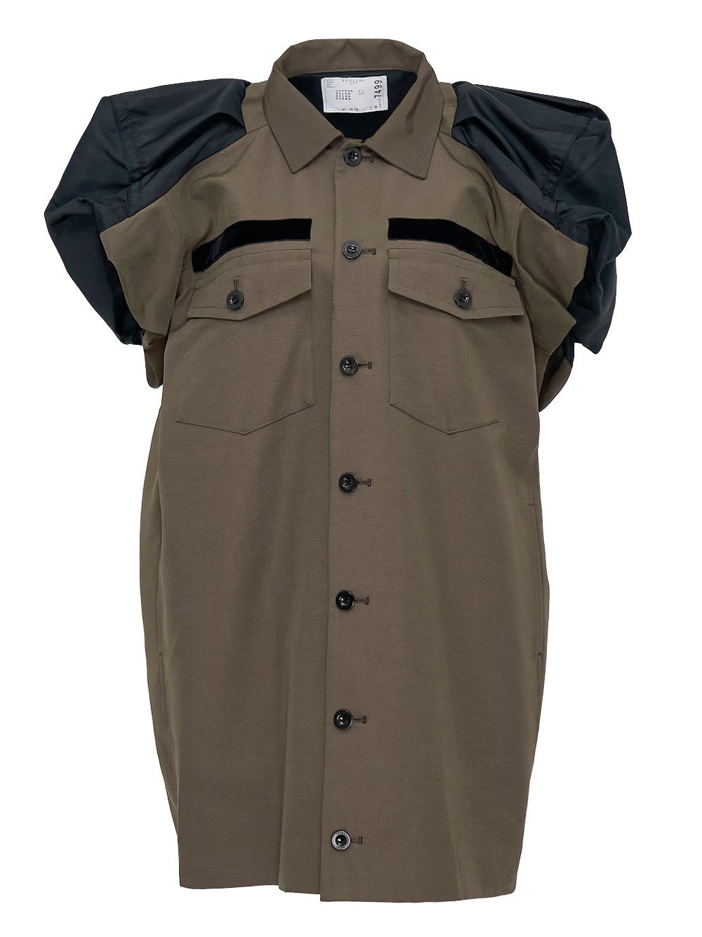 sacai Grosgrain Mix Dress