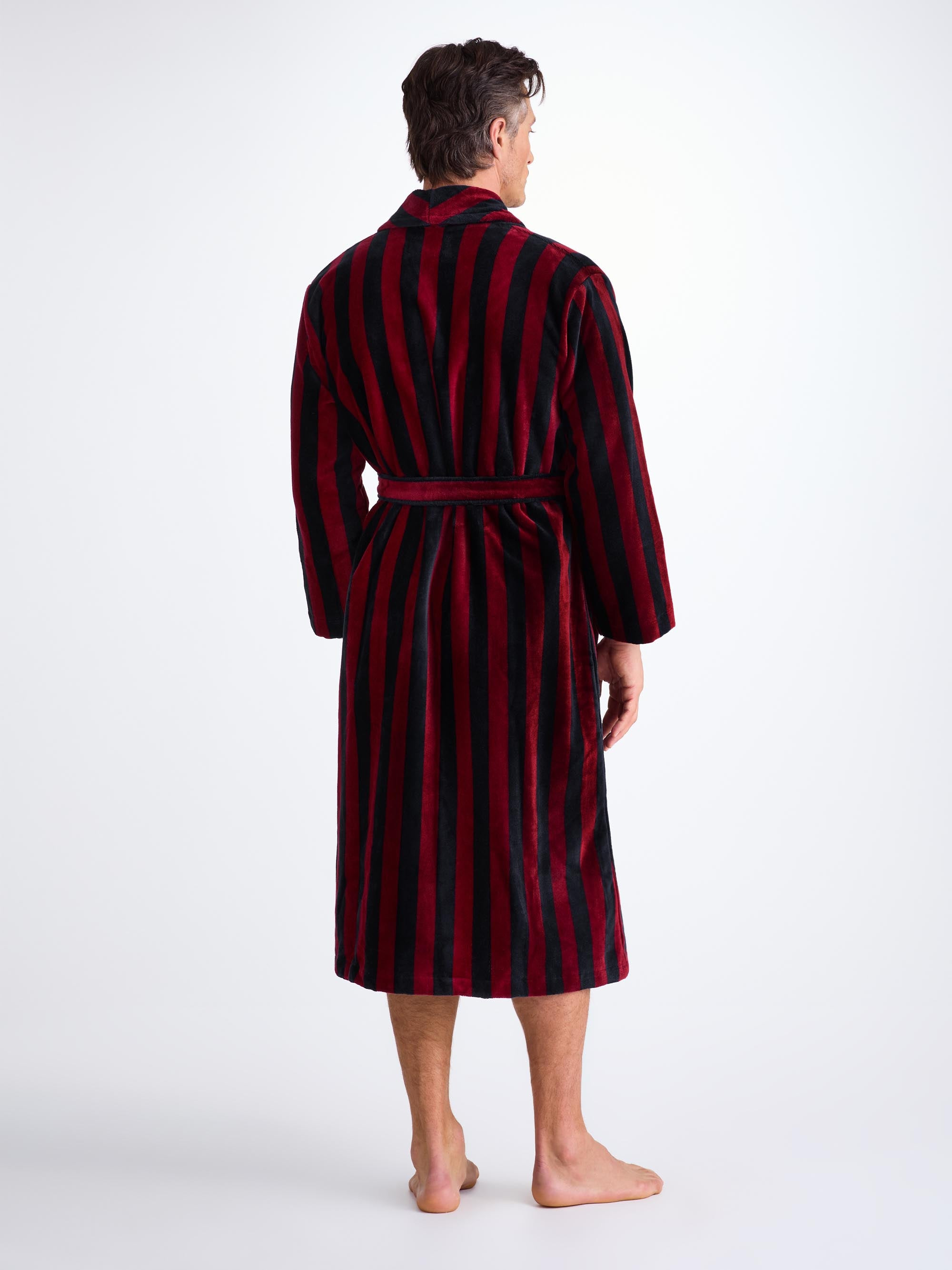 Men's Bathrobe Aston 32 Terry Cotton Multi - 4