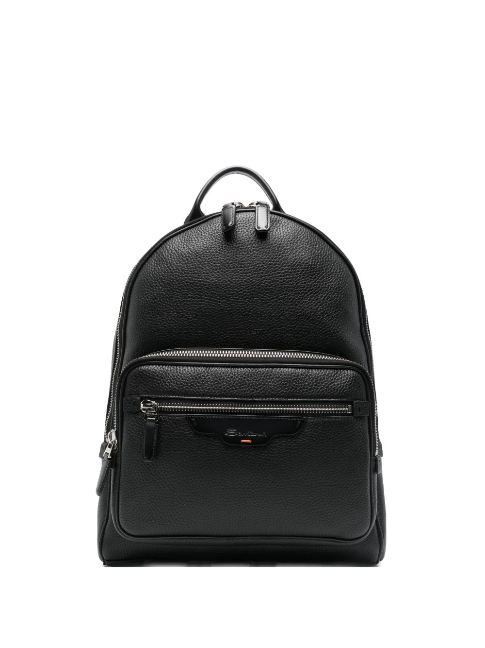 pebble-leather backpack - 1