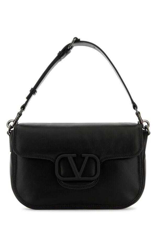 Black leather Locò handbag - 1