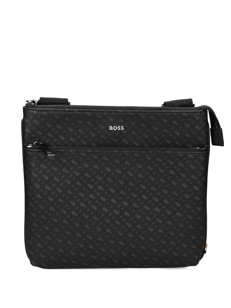 monogram-pattern messenger bag 1
