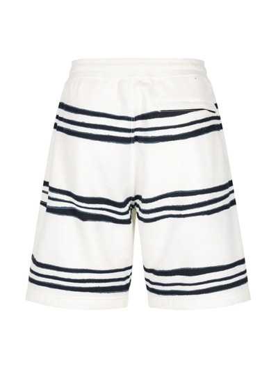 Supreme x Stone Island striped shorts outlook