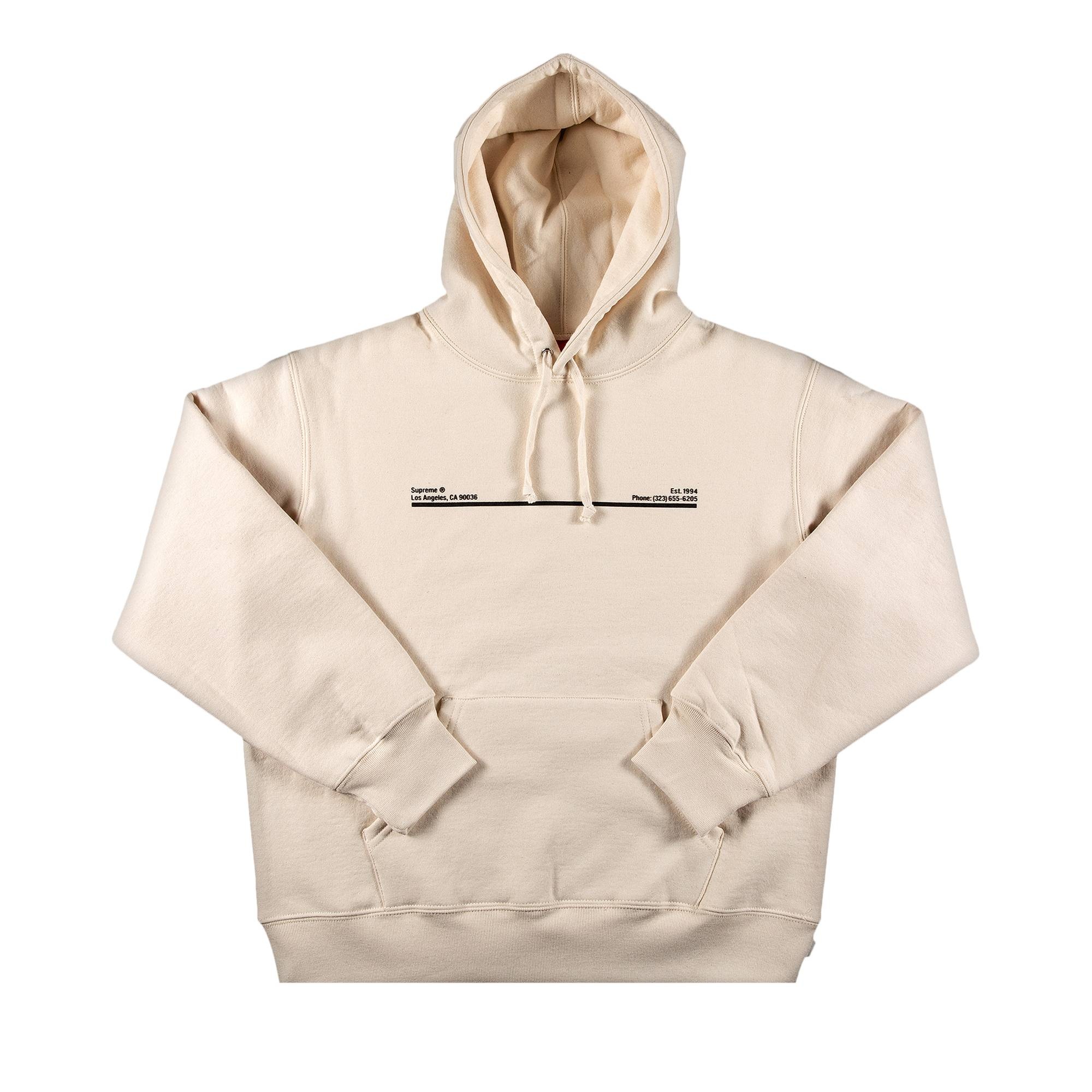 Supreme Shop Hooded Sweatshirt - Los Angeles 'Natural' - 1