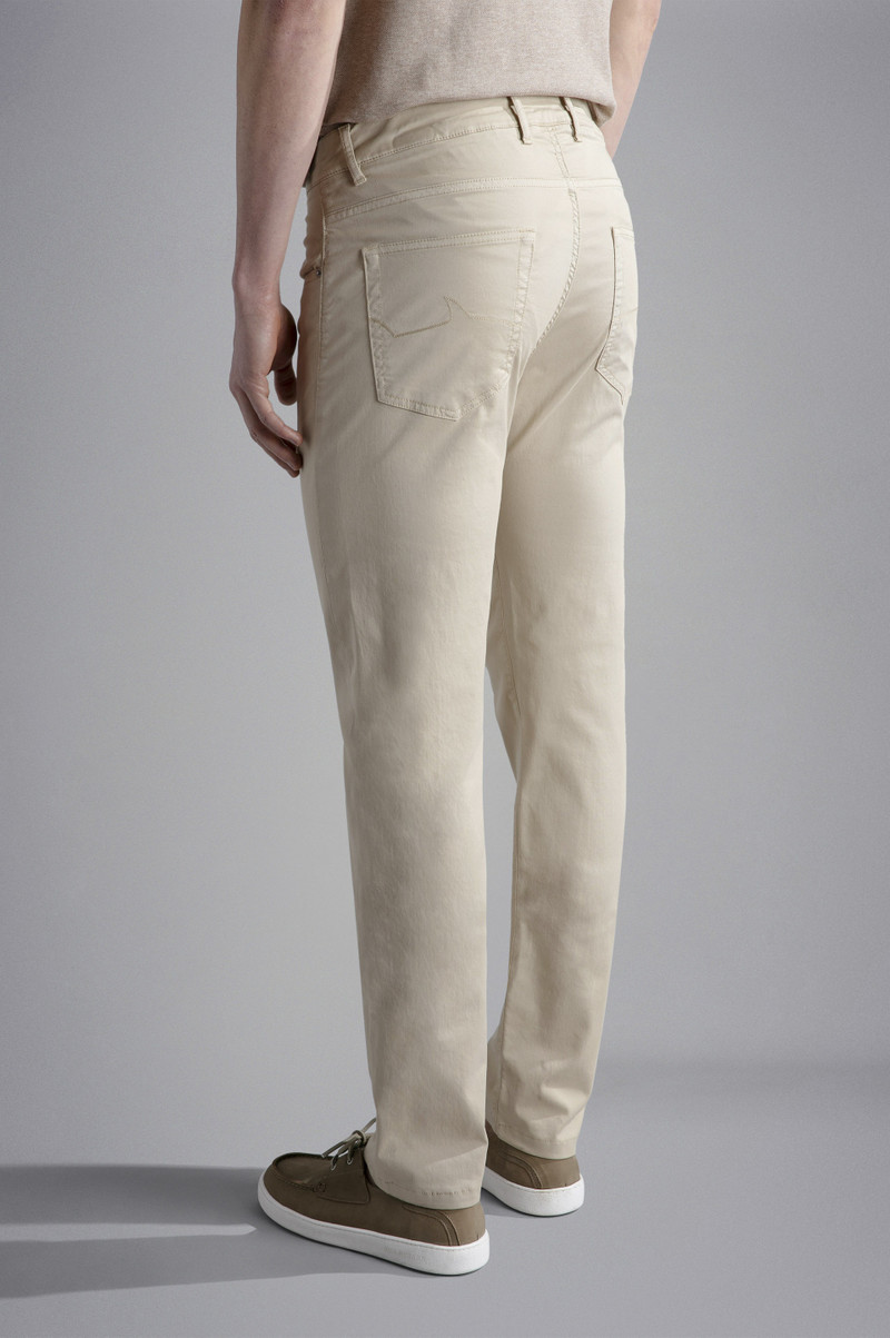 CHINO TENCEL COTTON STRETCH 5 POCKETS TROUSERS 3