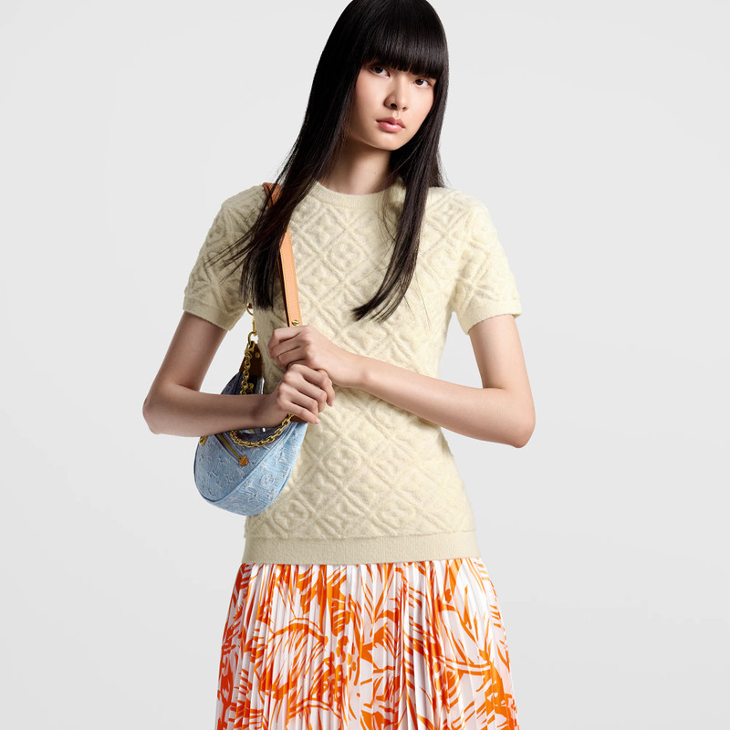 Monogram Toweling Knit Top 5