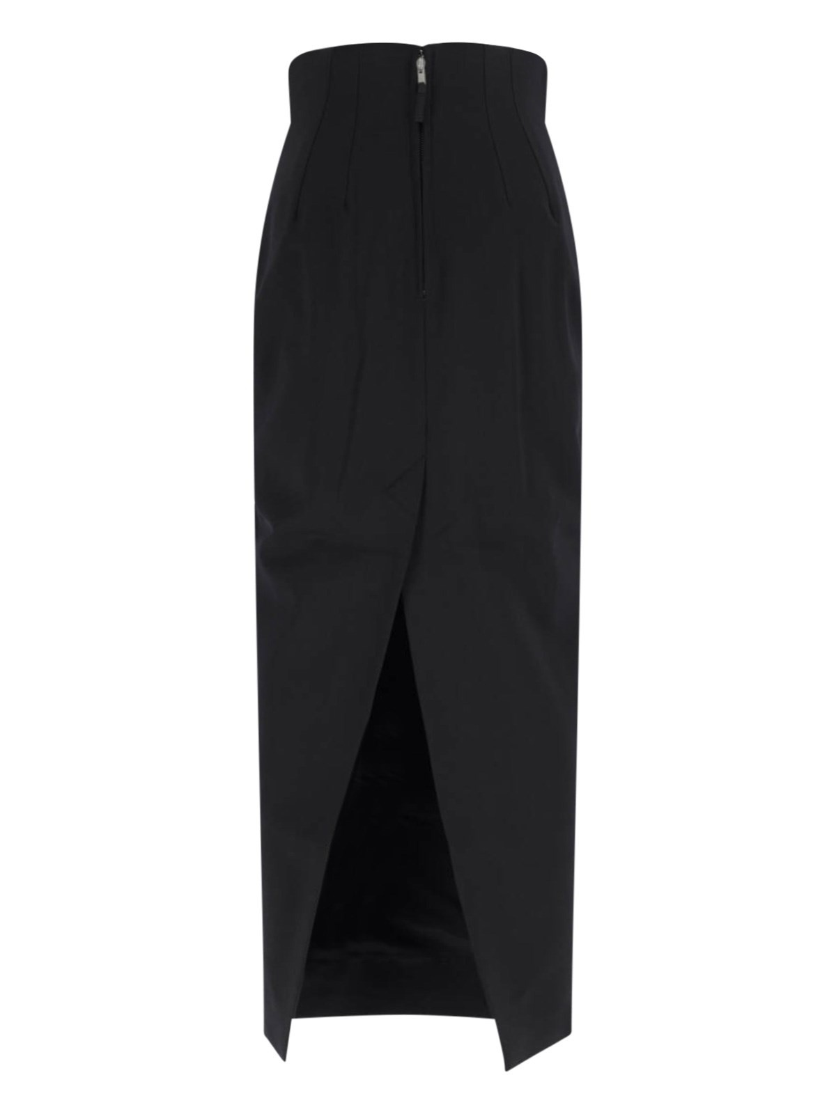 WOOL BLEND MAXI SKIRT - 2