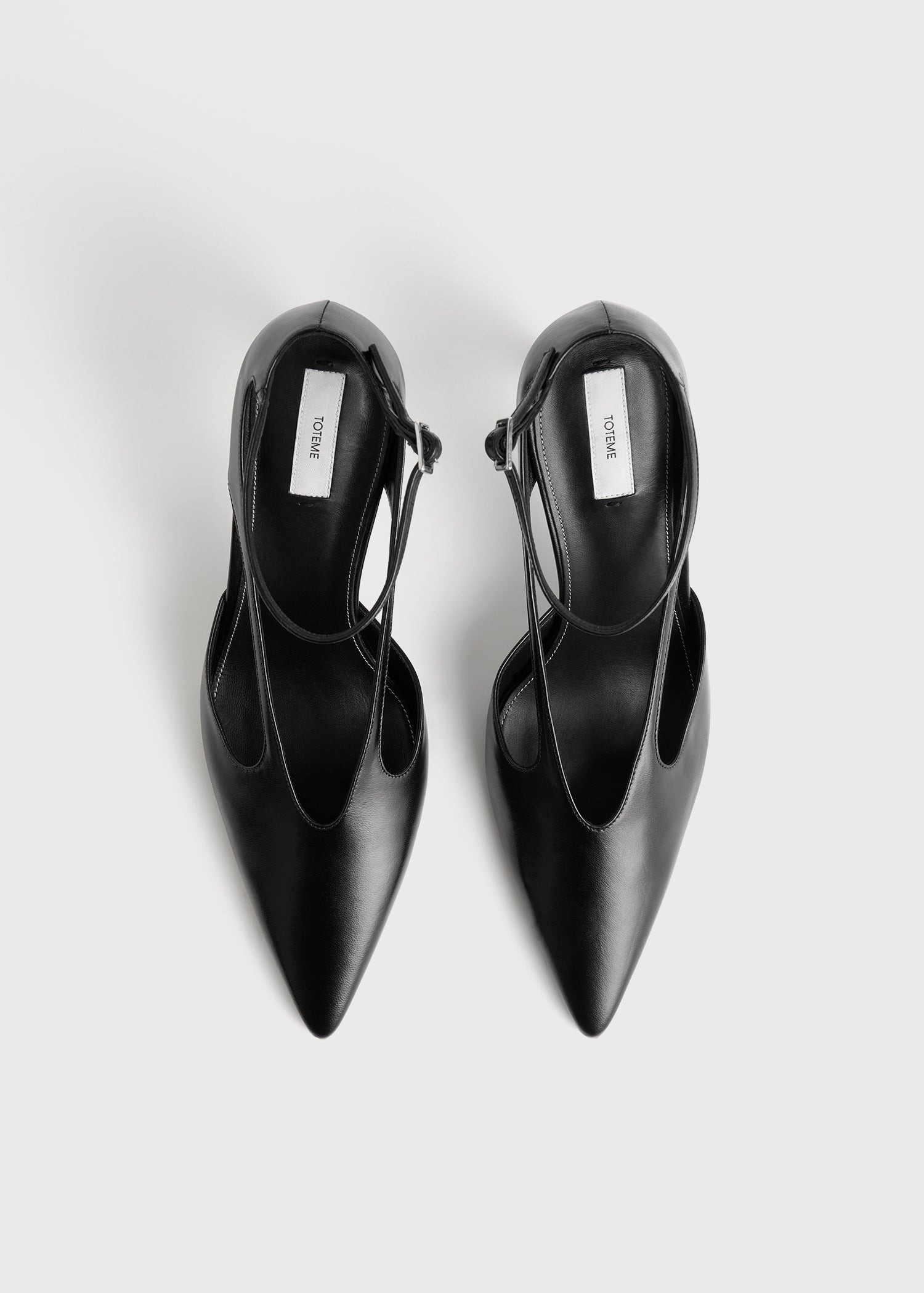 Leather stiletto pumps black - 4
