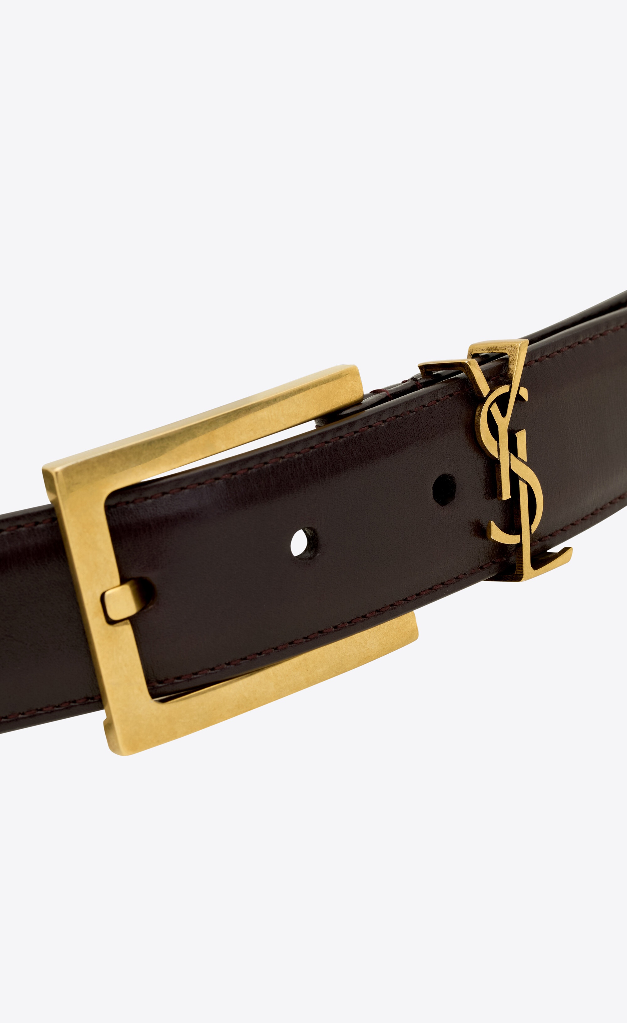 cassandre belt in shiny leather - 3