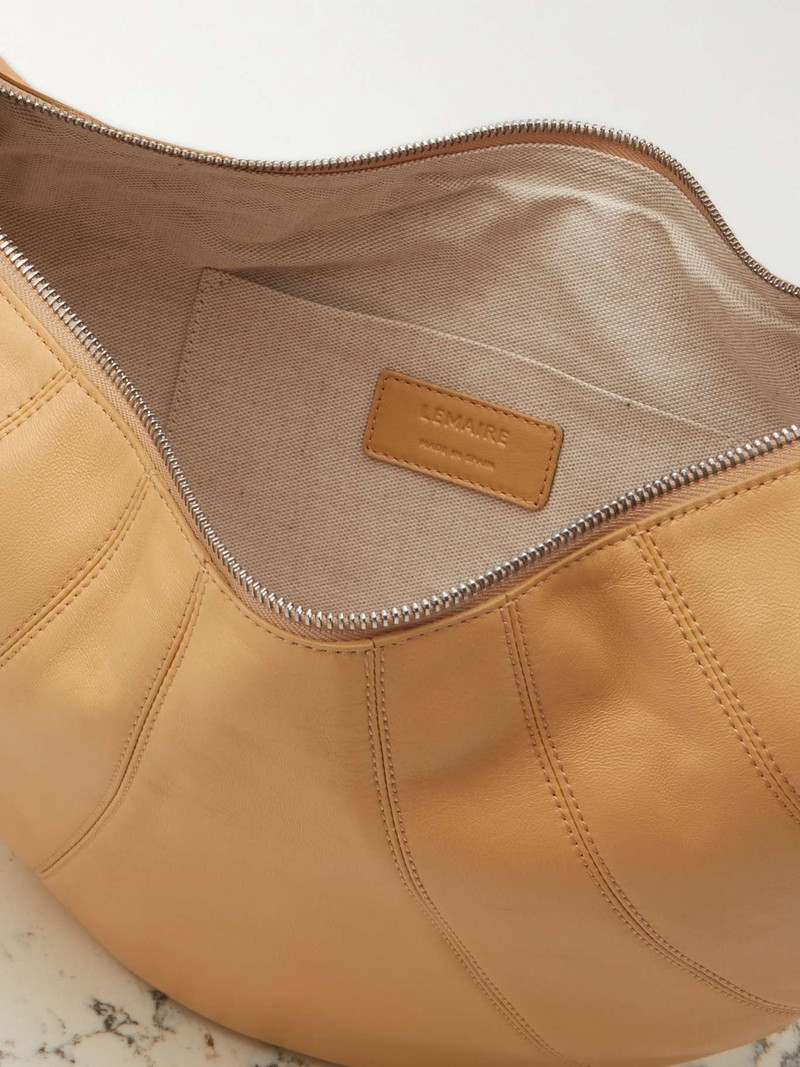 Fortune Croissant knotted leather shoulder bag 5