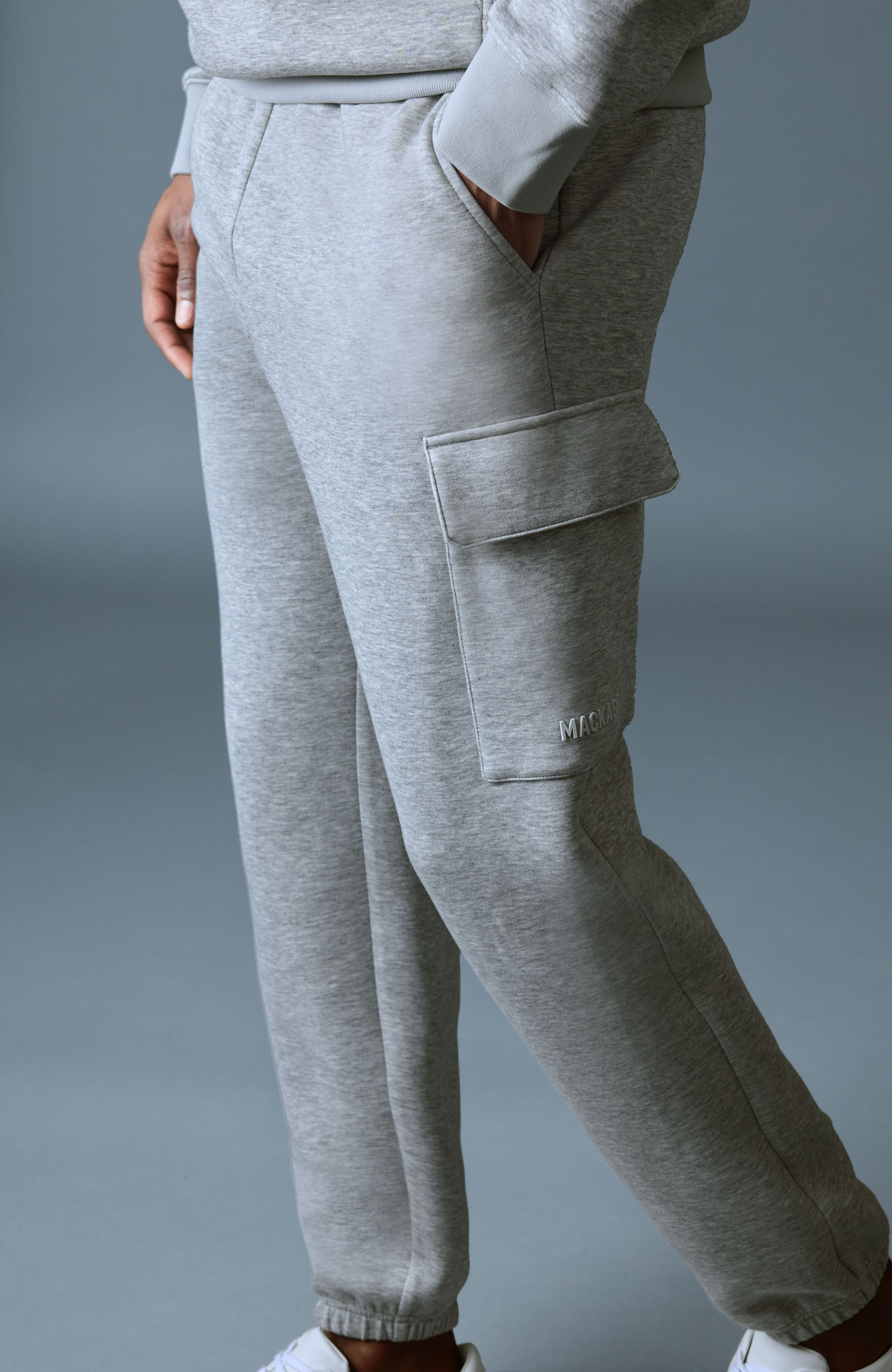 MARVIN-R Double face jersey cargo sweatpants - 2