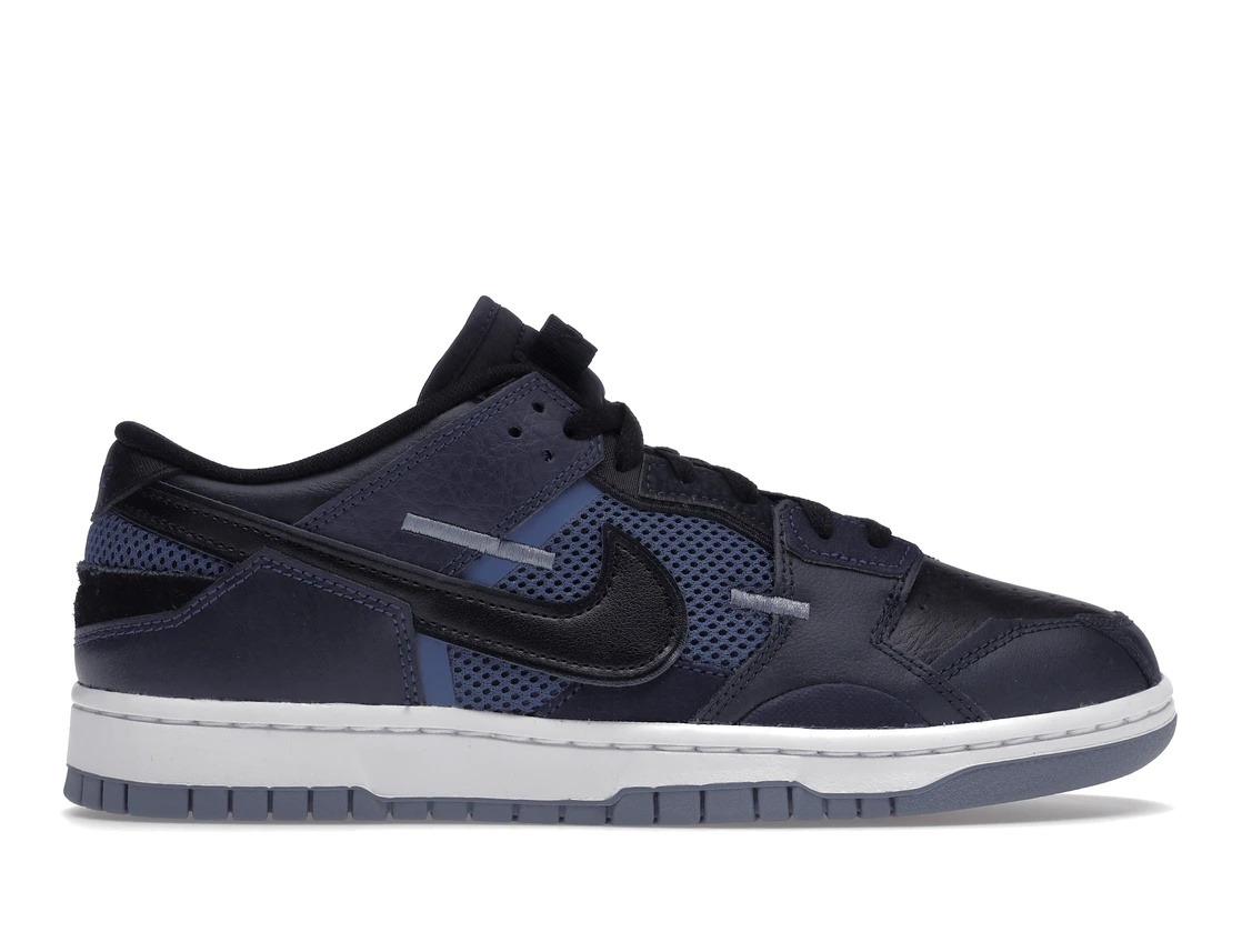 Nike Dunk Low Scrap Black Navy - 1