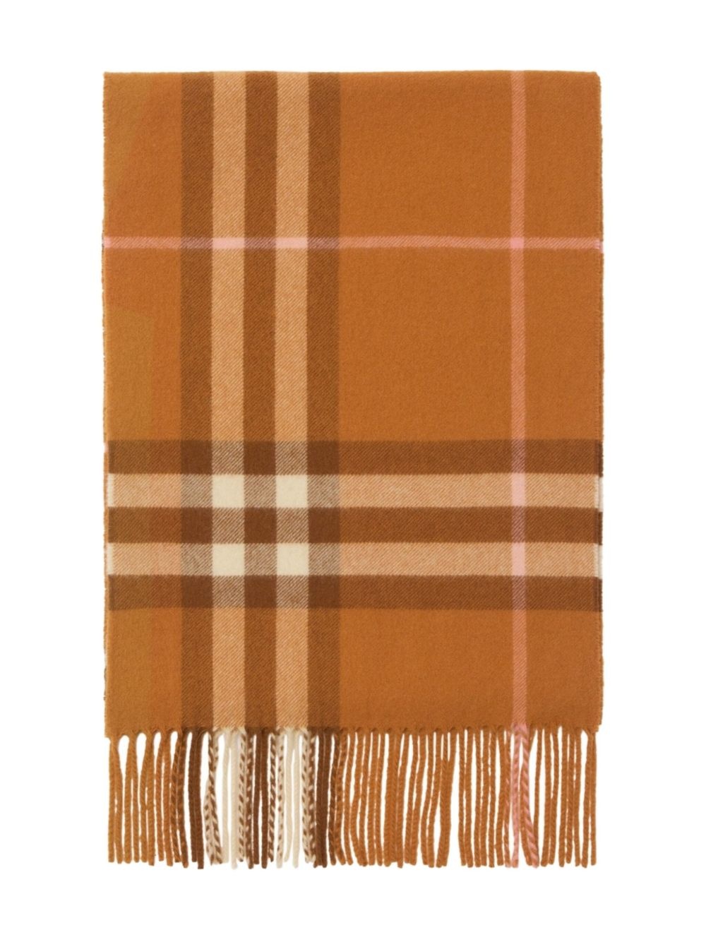checked cashemere scarf - 2