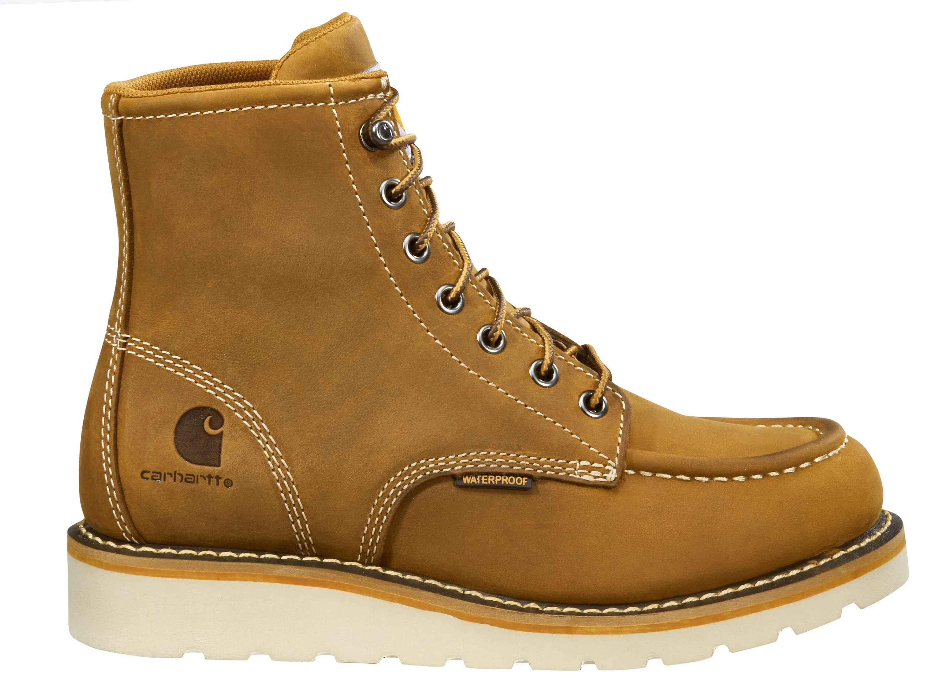 Women's Waterproof 6" Moc Toe Wedge Boot - 1