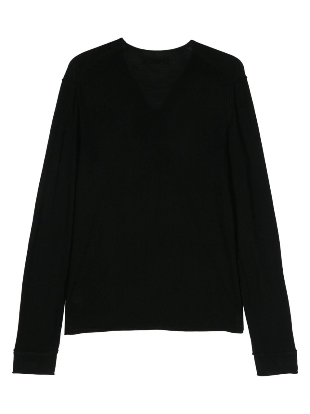 Monastir logo-debossed merino jumper - 2