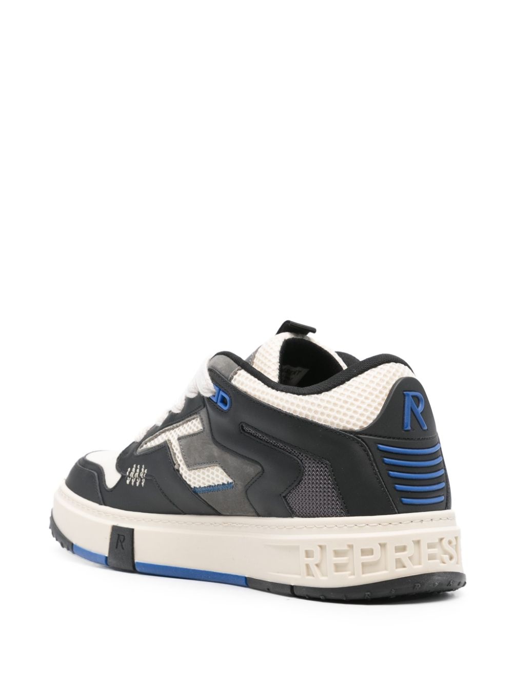 panelled sneakers - 3