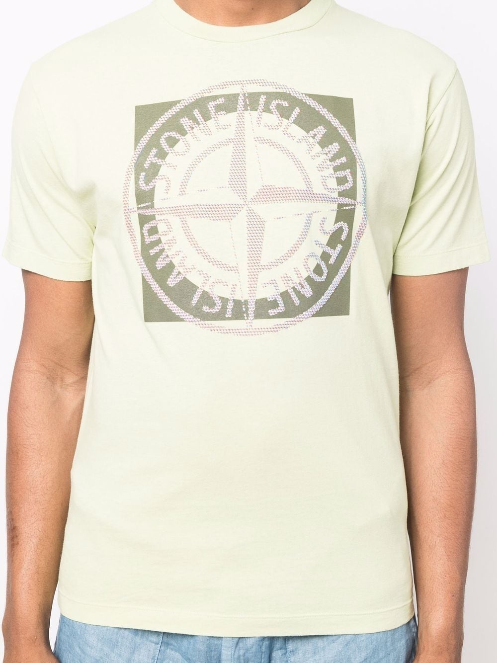 Compass logo-print T-shirt - 5