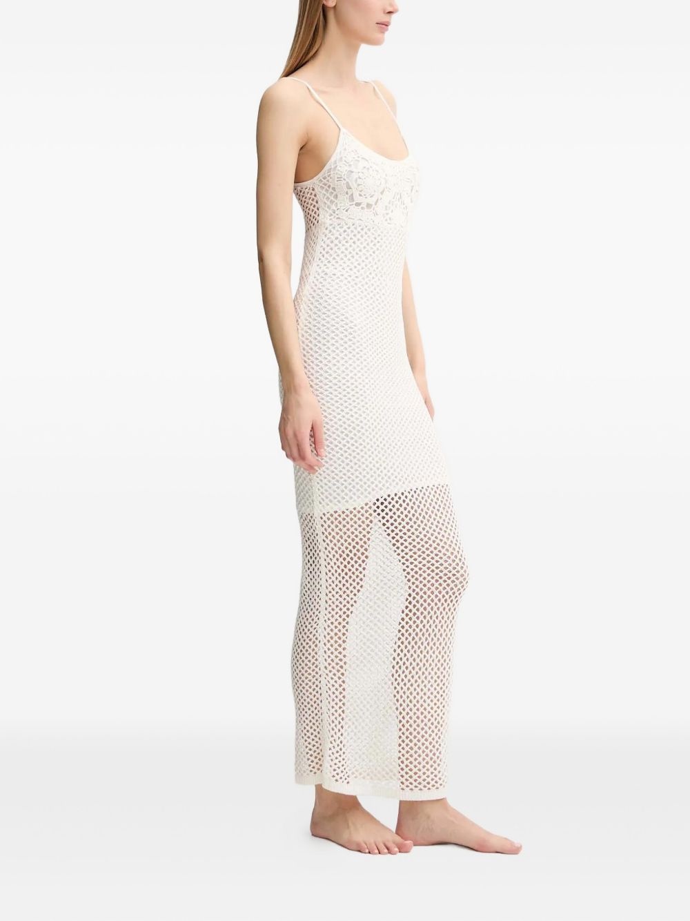 crochet maxi dress - 2
