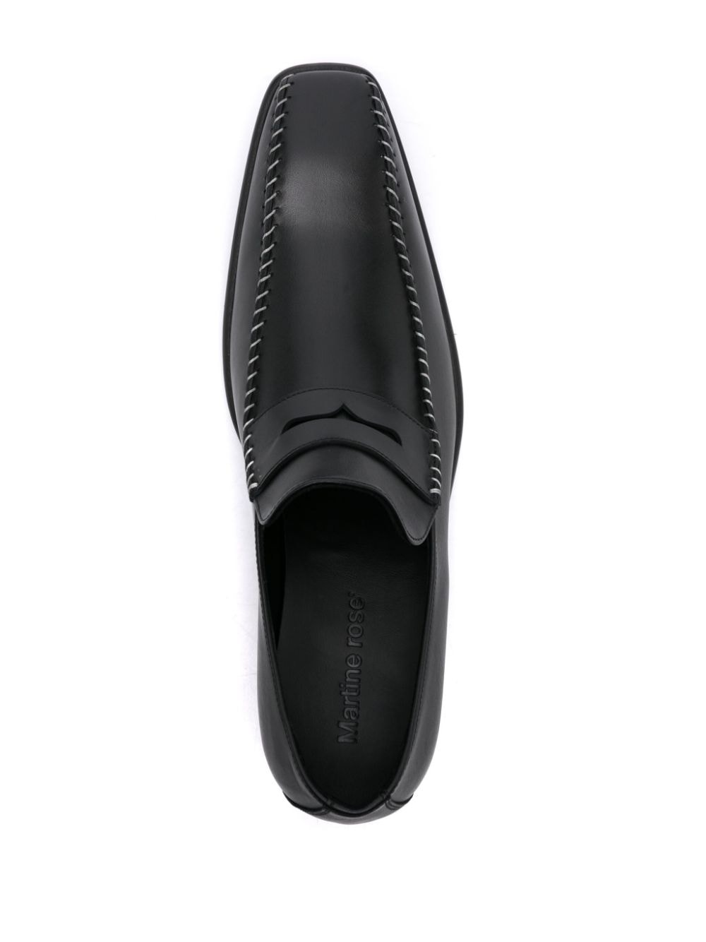Snout Stitch leather loafer - 4
