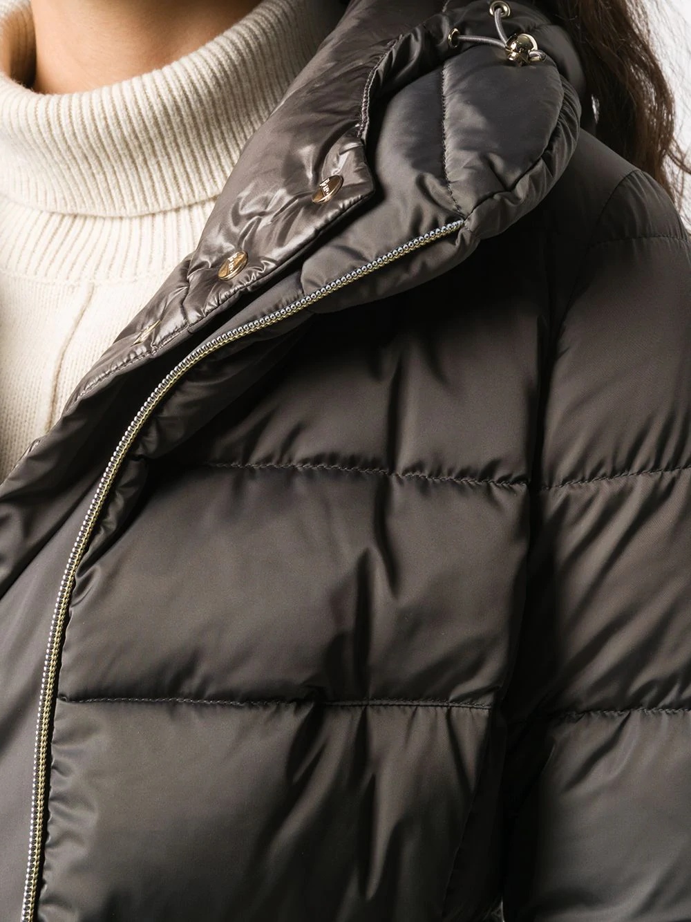 double-layer padded coat - 5