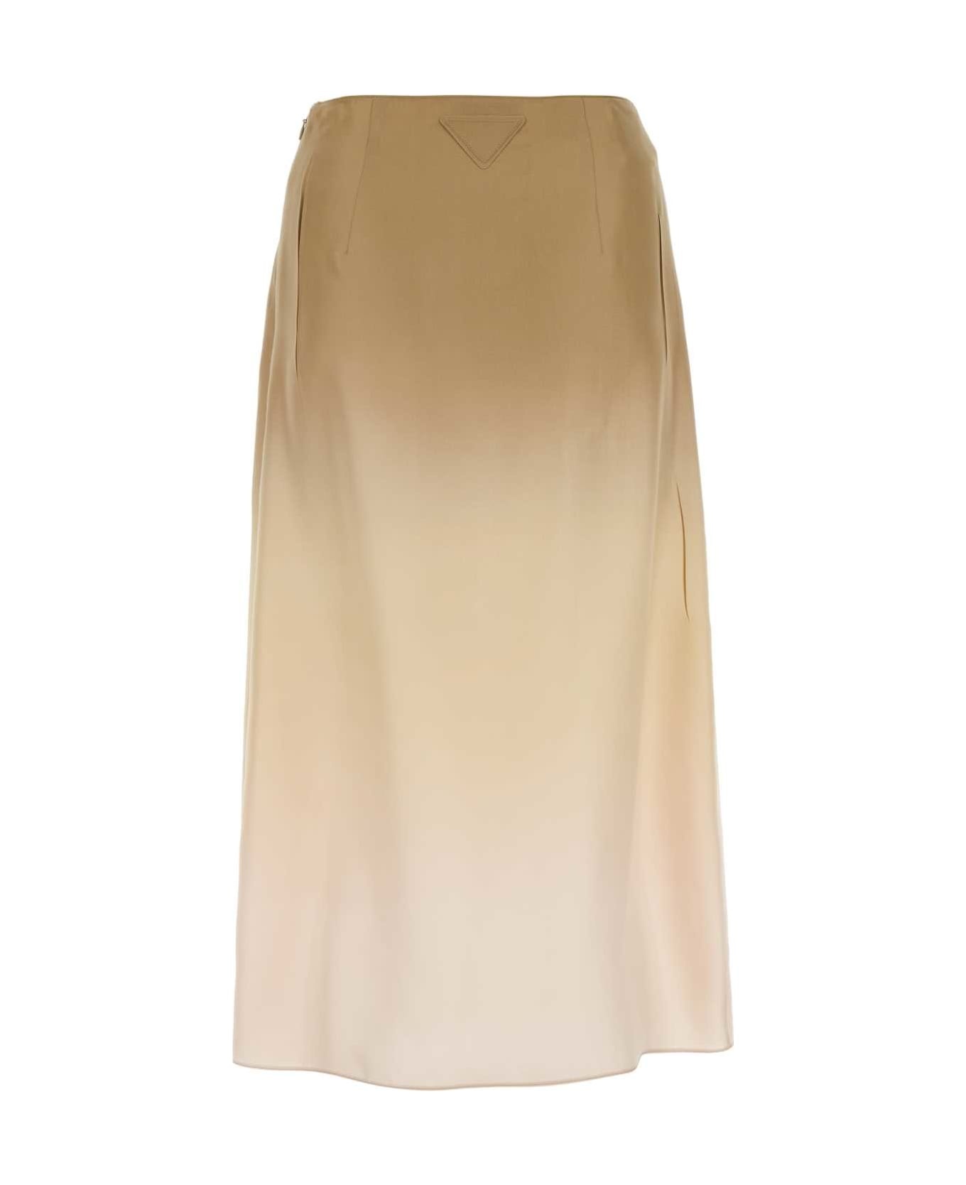 Multicolor Silk Skirt - 2