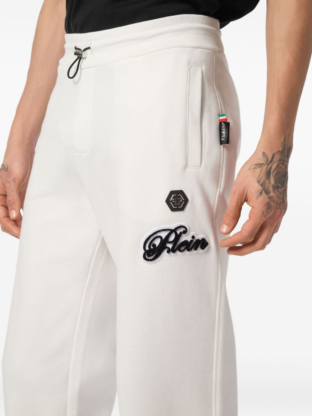 cotton track pants - 5