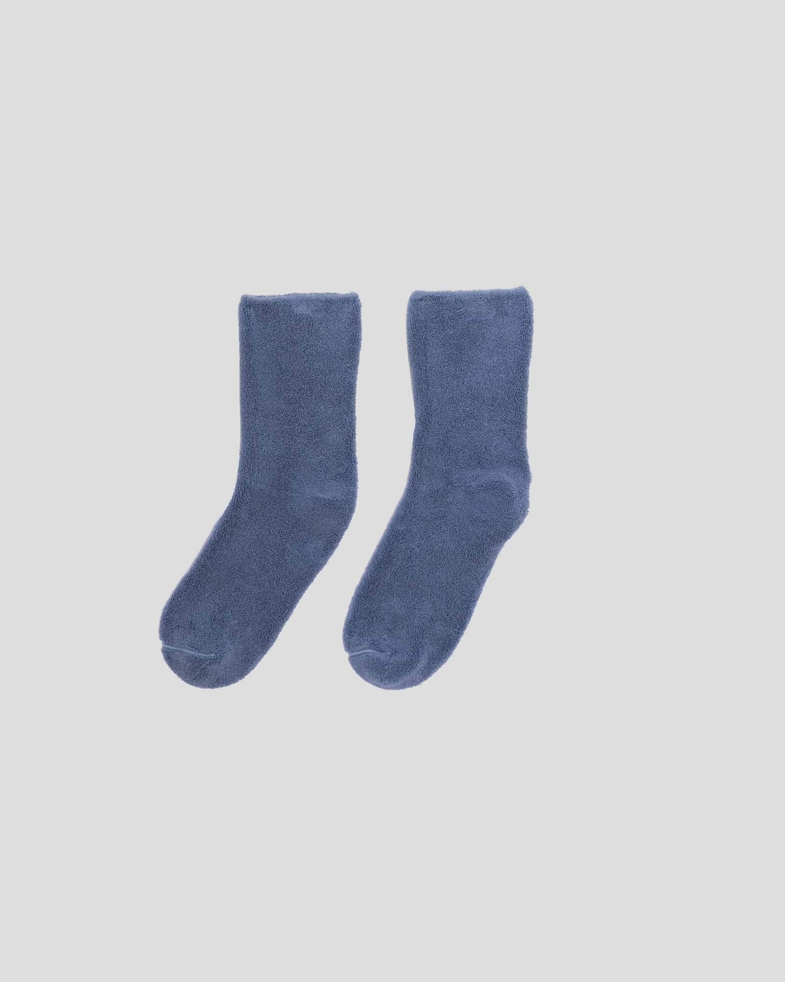 Buckle Overankle Socks - Textured Organic Cotton - 1