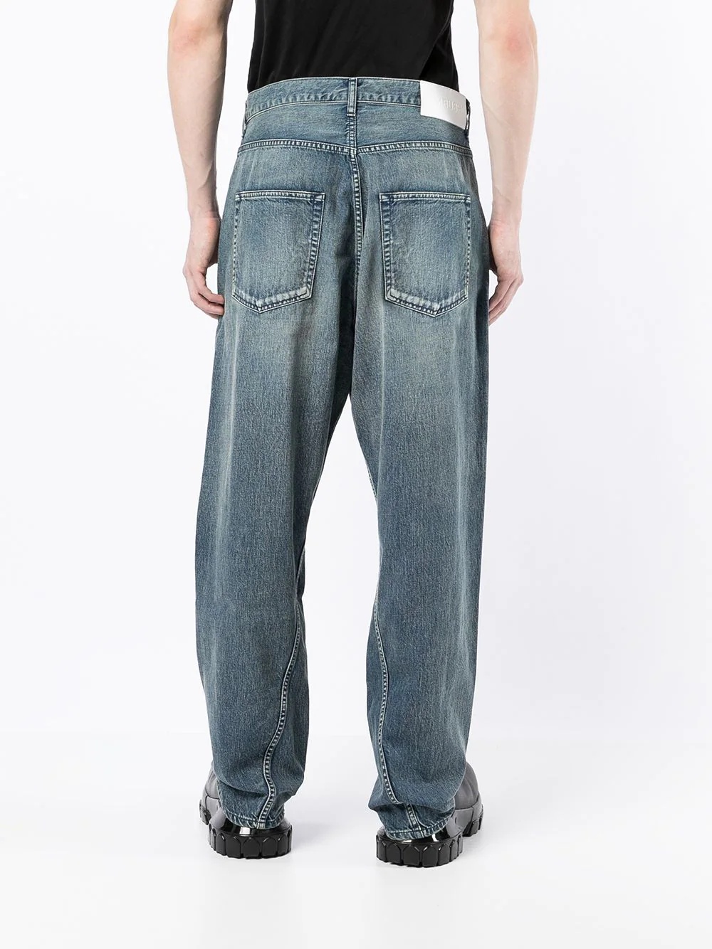 oversize denim pants - 4