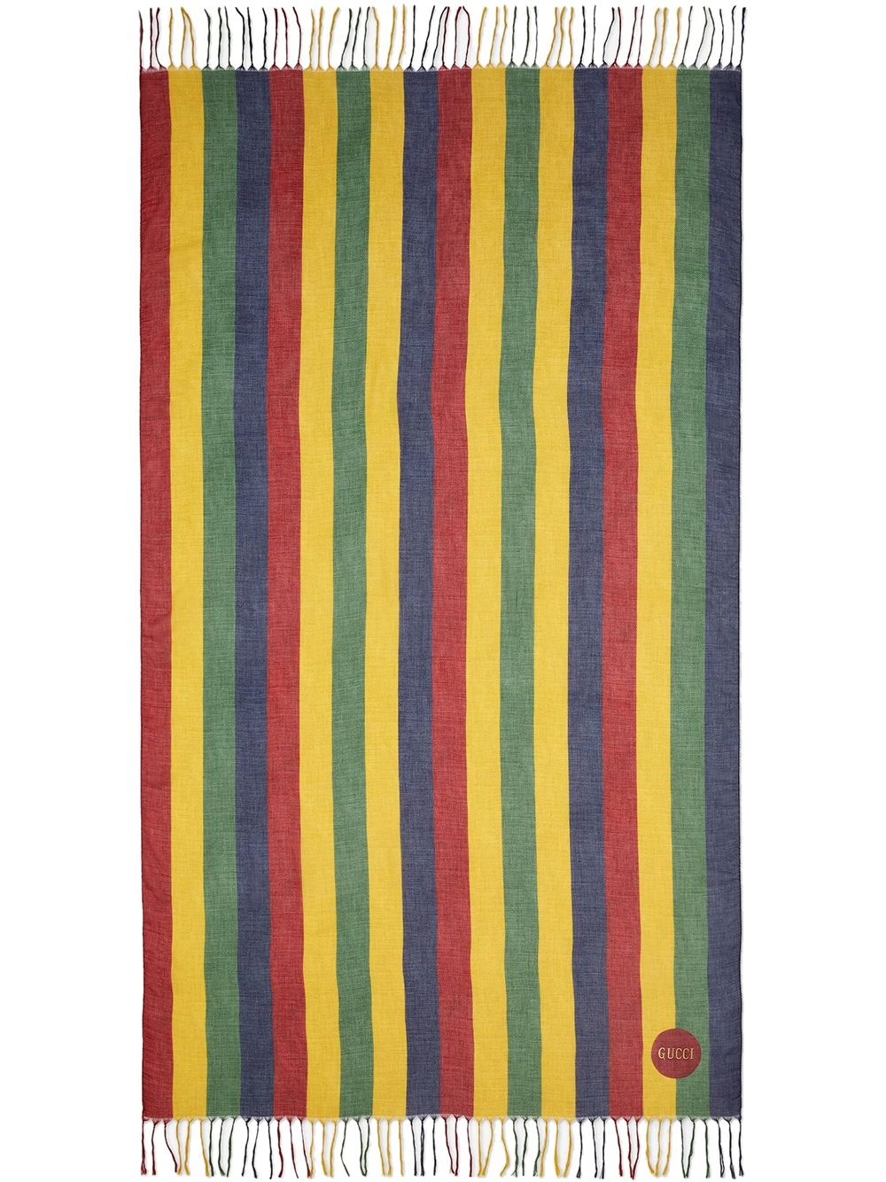 Baiadera stripe print stole - 1