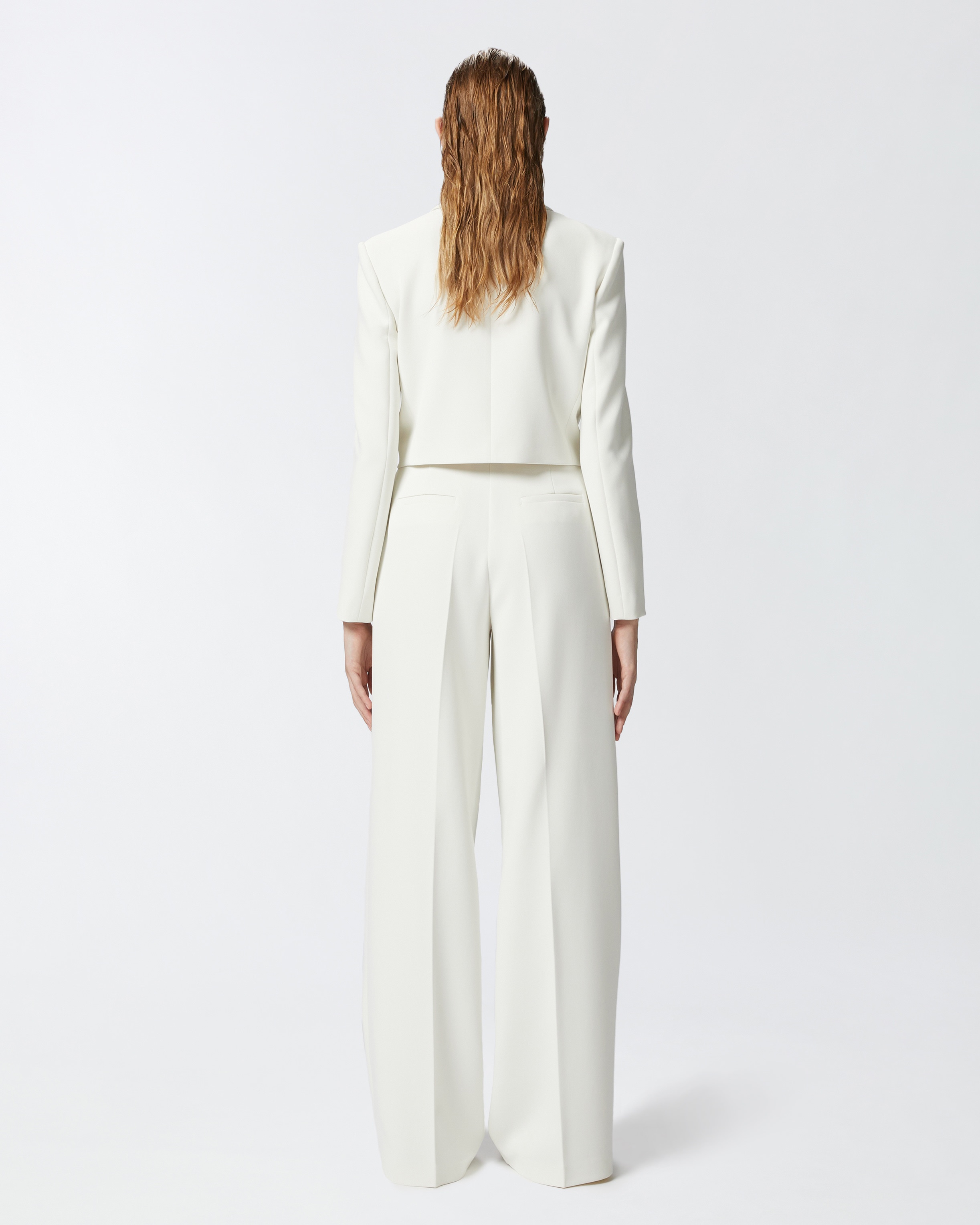 ELEGANT PALAZZO TROUSERS IN CREPE - 4