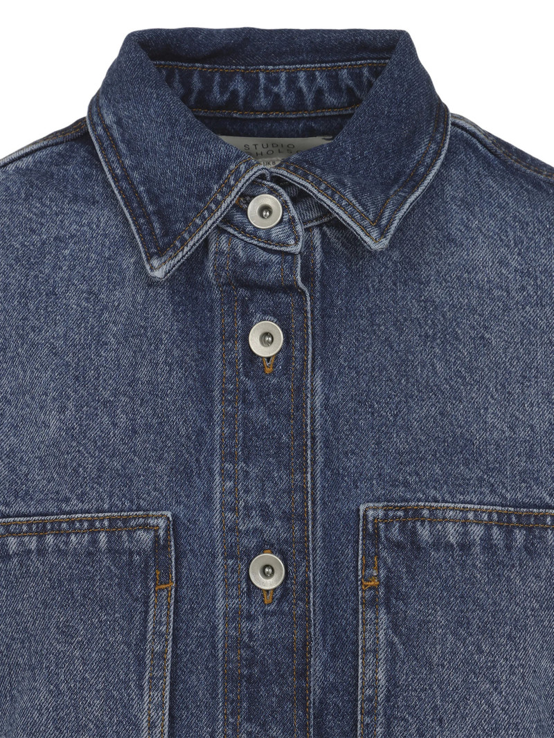Studio Nicholson PASOSNW1779 WORN WASH INDIGO 3