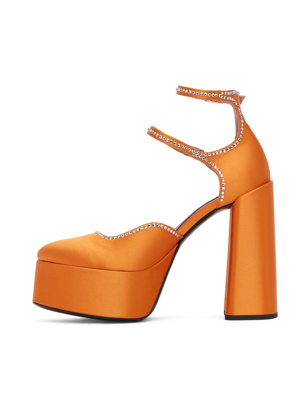 Orange Sole Jane Heels - 3