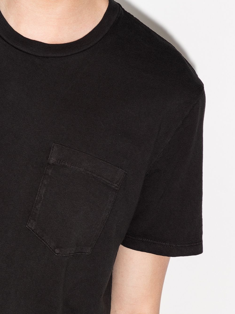 chest pocket cotton T-shirt - 4