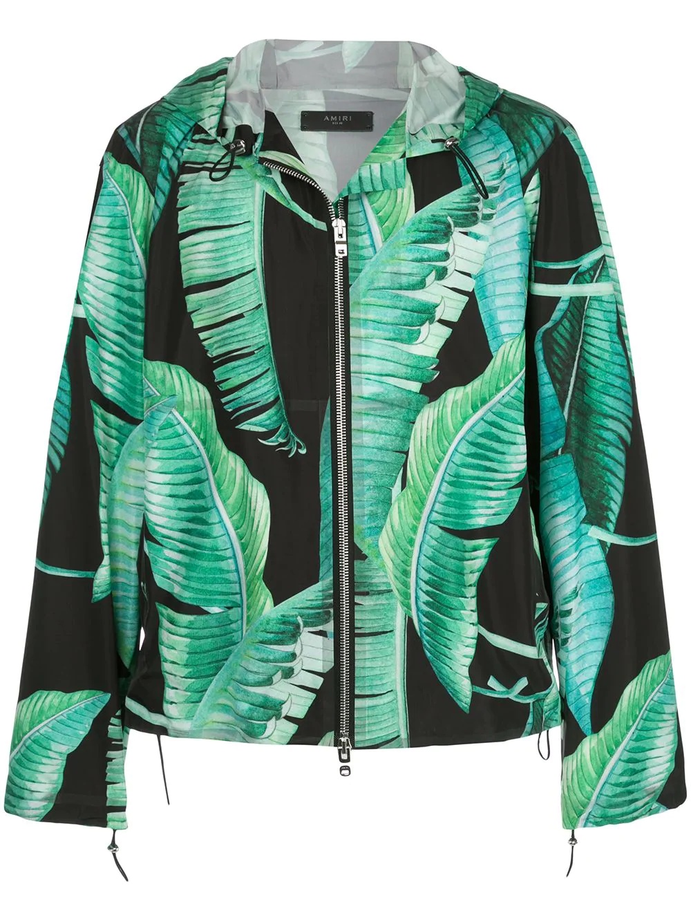 banana leaf hooded jacket - 1