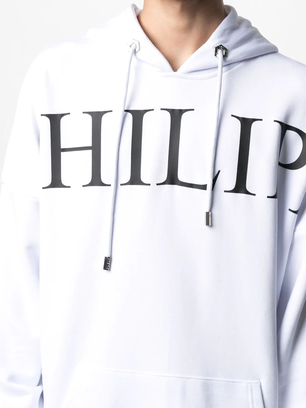 logo-print cotton-blend hoodie - 5