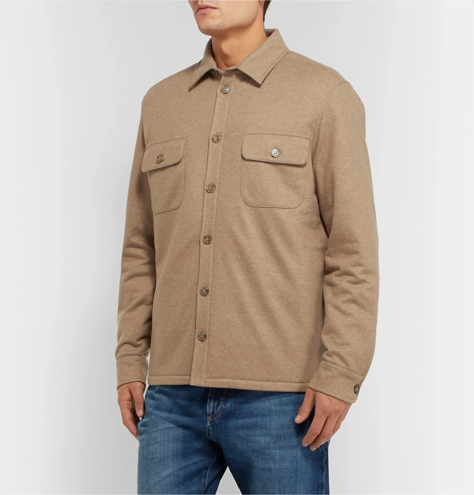 Storm System Cashmere Overshirt - 10