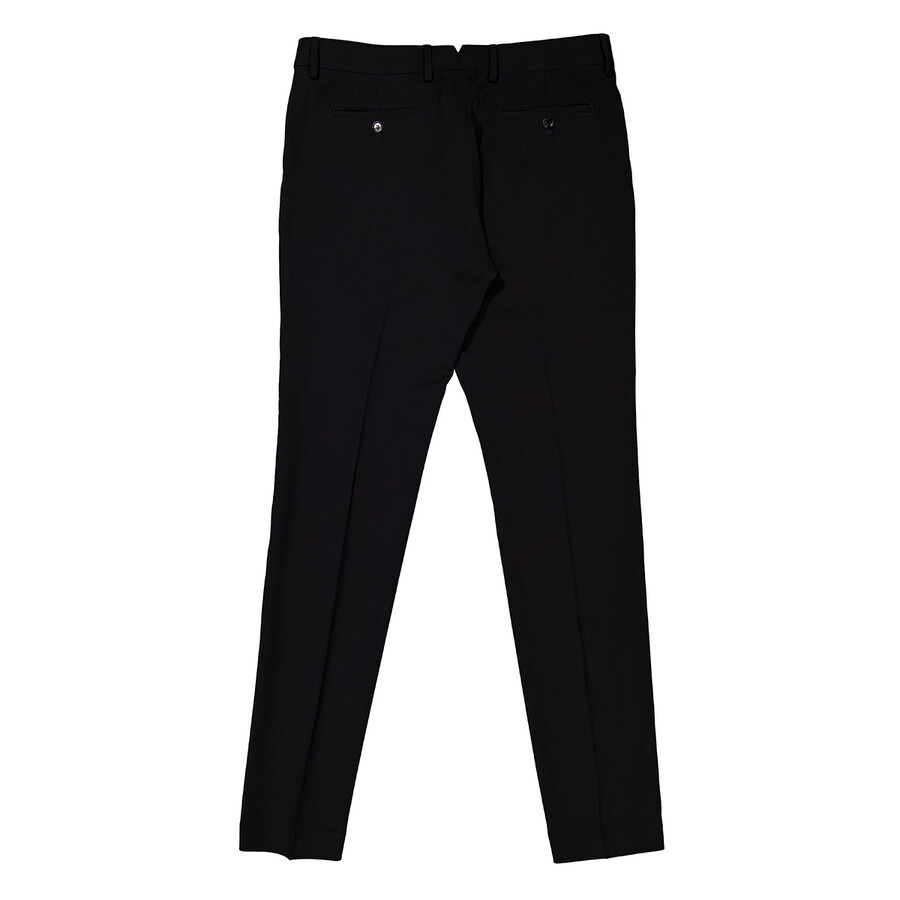 Ami Paris Men's Black Cigarette Tapered Trousers - 6
