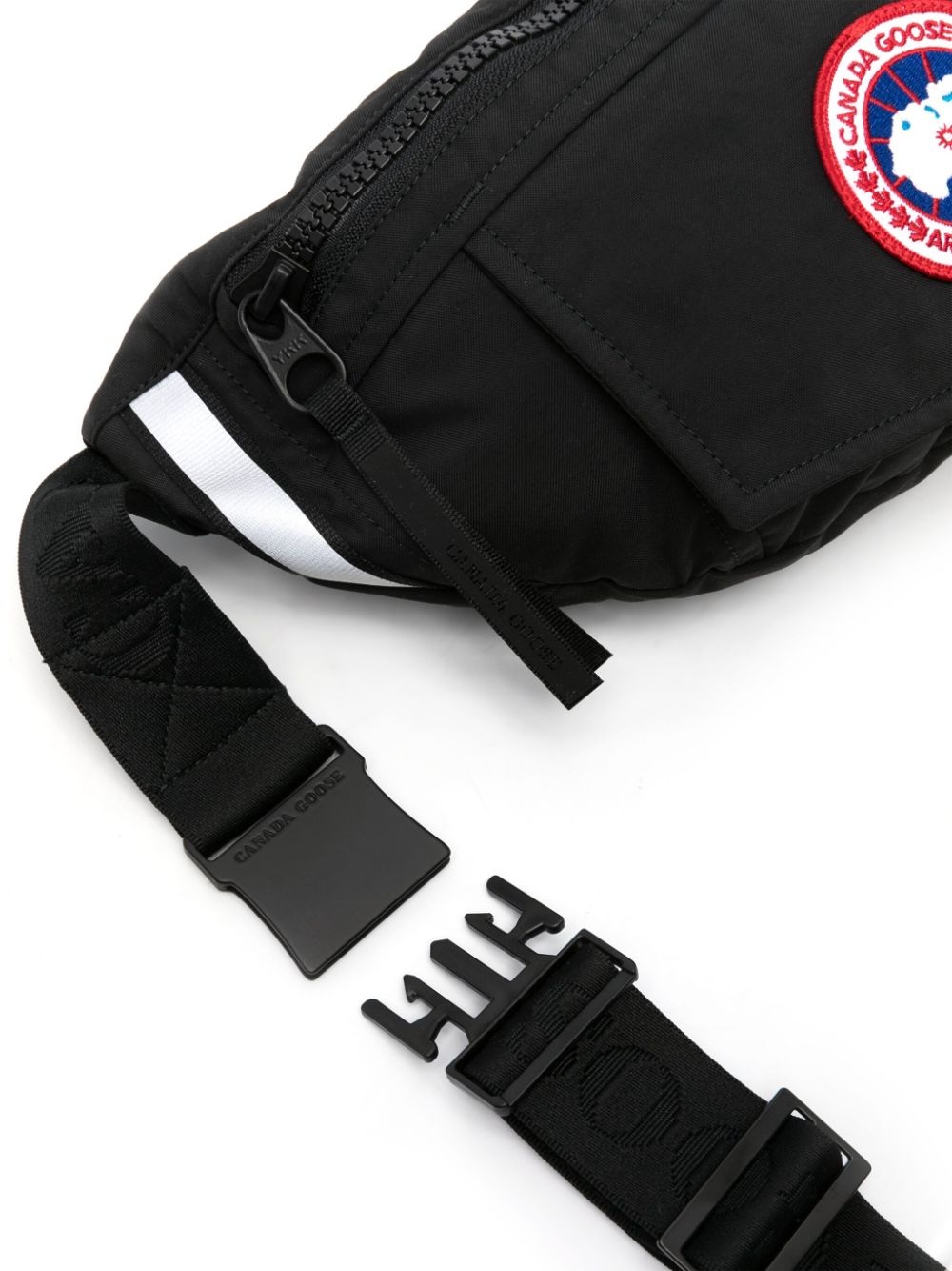 logo-patch belt bag - 4