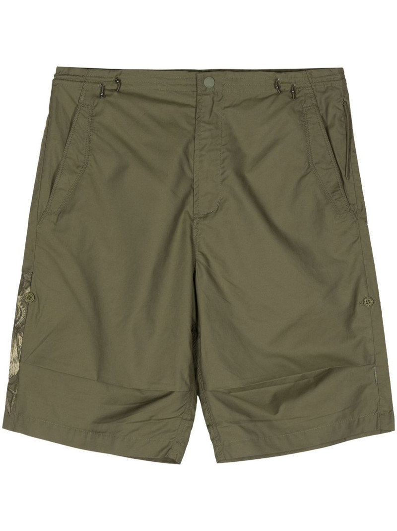 embroidered-motif shorts 1