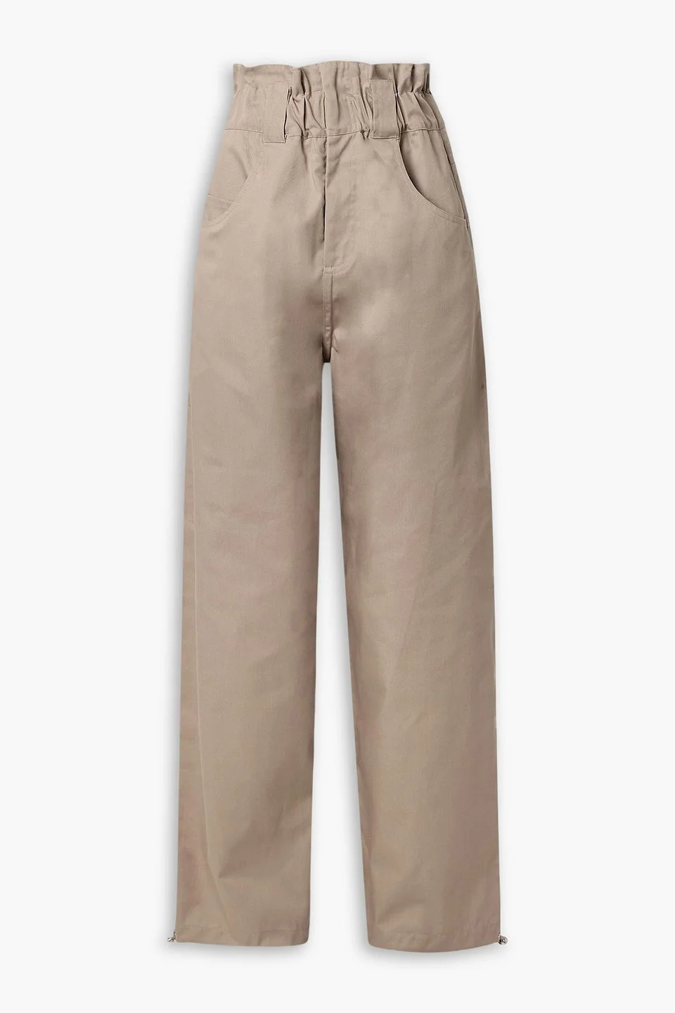 Ruched gabardine cargo pants - 1