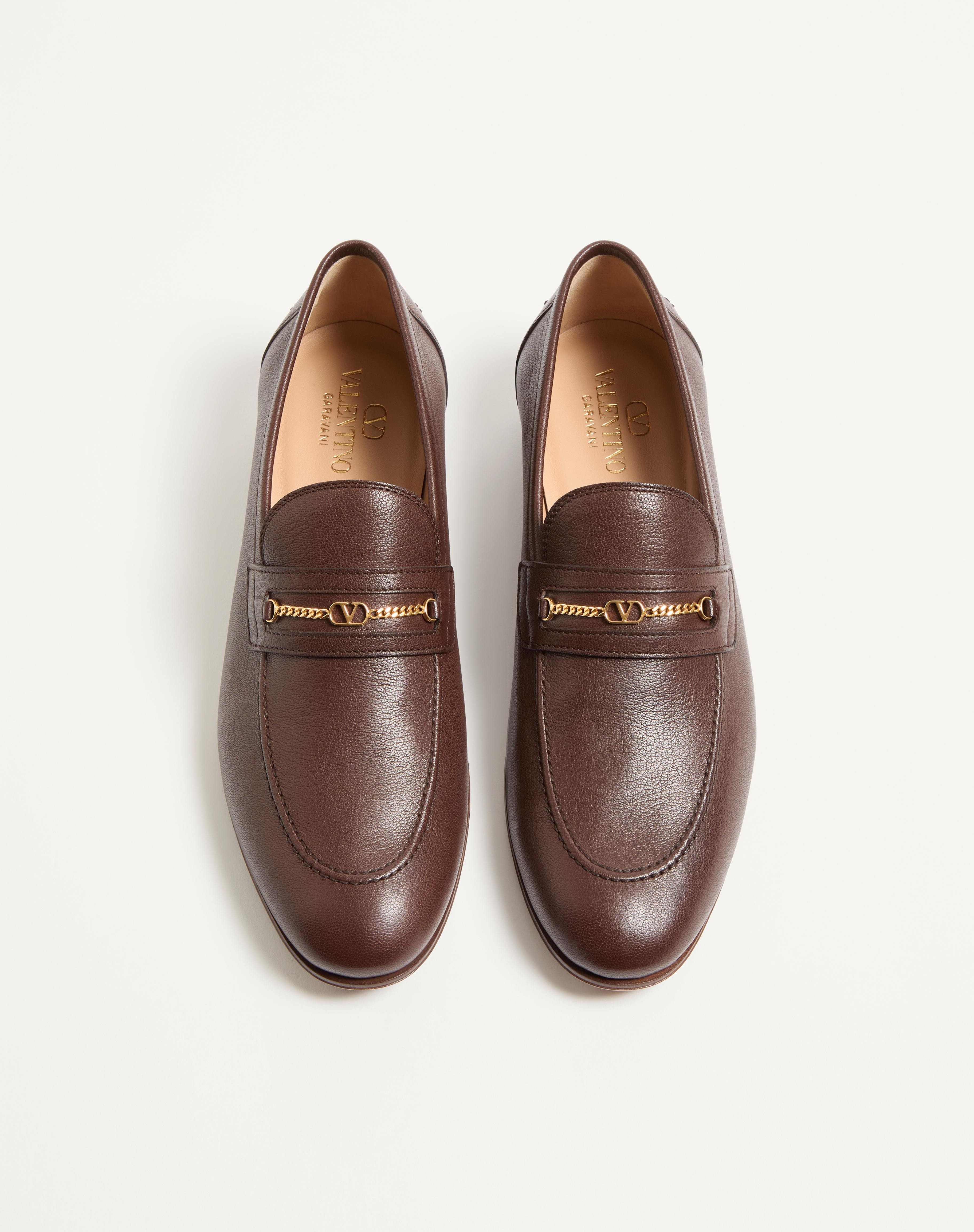 VLOGO SIGNATURE KIDSKIN MOCCASIN - 4