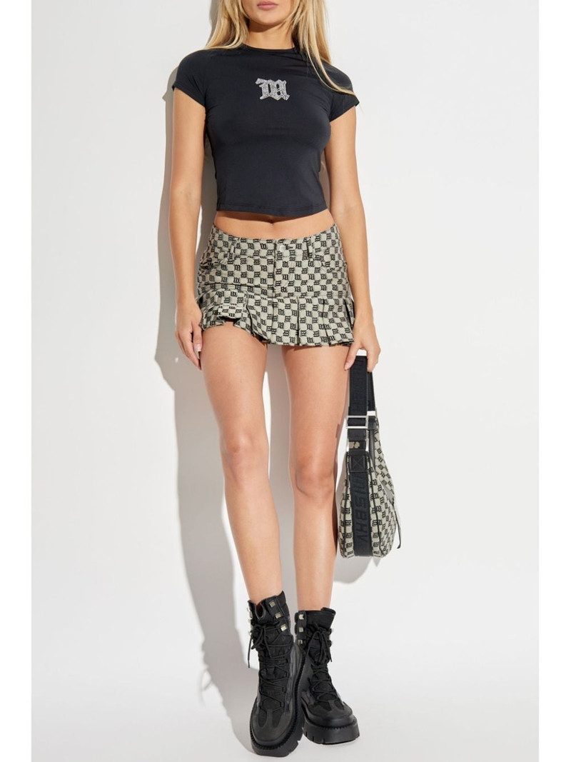 MISBHV monogram pleated skirt outlook