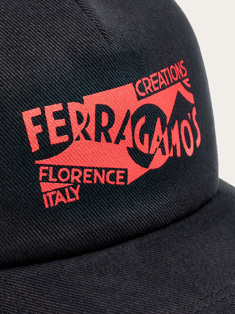 FERRAGAMO Baseball cap with logo outlook
